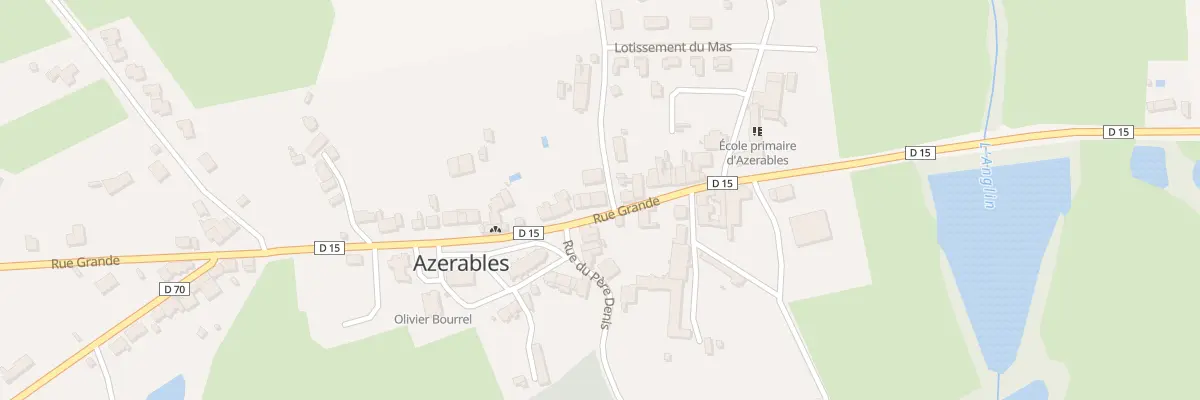 Plan du 20 Rue Grande à Azerables