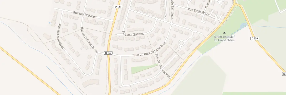 Plan du 25 Rue du Bois de Saint Jean à Barjouville