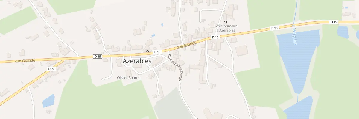 Plan du 7 Rue du Père Denis à Azerables