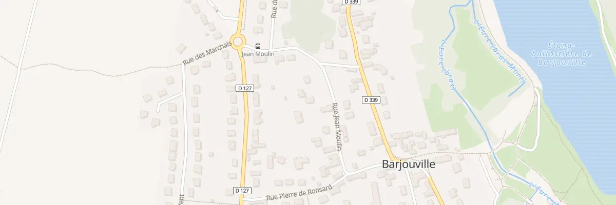 Plan du 11 Rue Jean Moulin à Barjouville