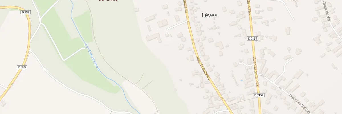 Plan du 27 Rue de Bailleau à Lèves
