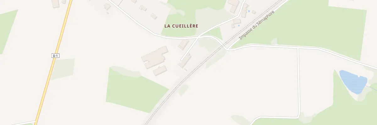 Plan du 1 La Cueillere à Saint-Agnant-de-Versillat