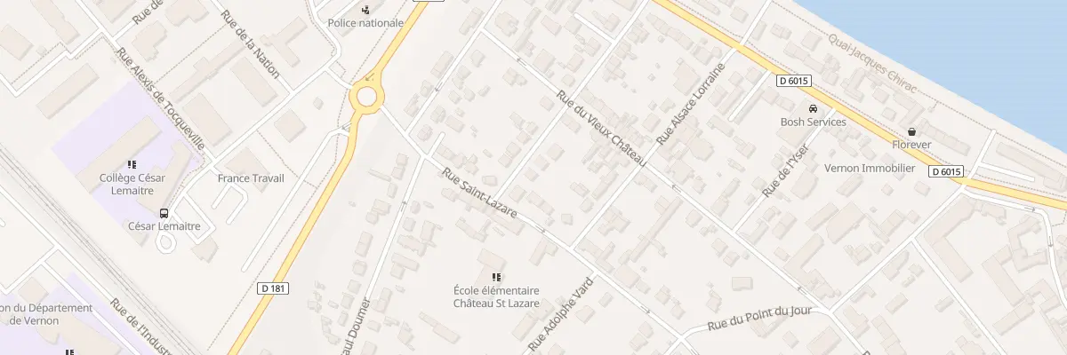 Plan du 25 Rue de Pressagny à Vernon
