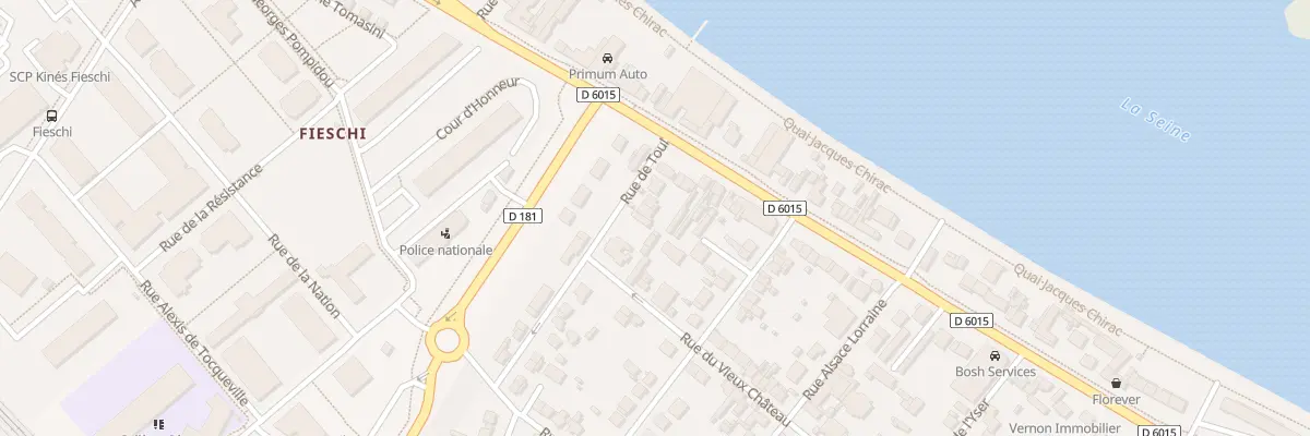 Plan du 7 Rue de Toul à Vernon