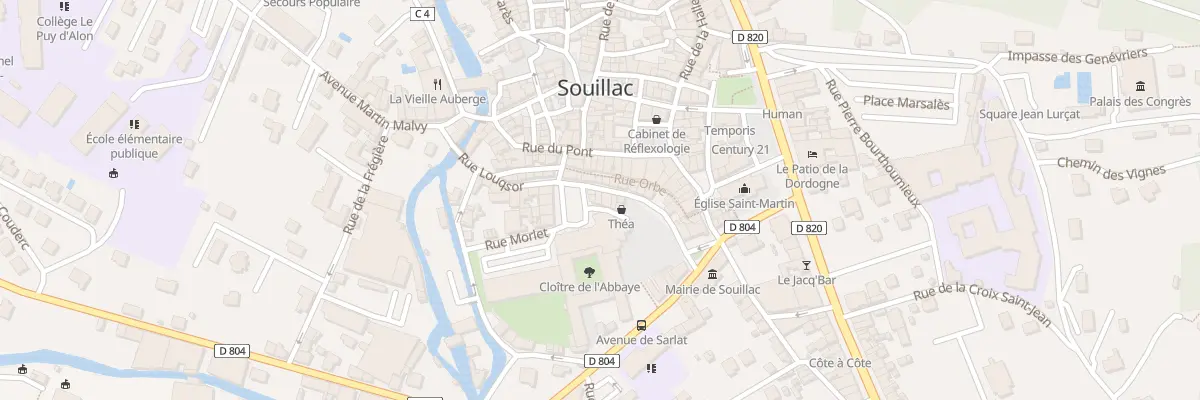 Plan du 11 Rue Louqsor à Souillac
