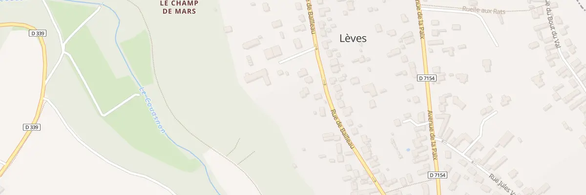 Plan du 29 Rue de Bailleau à Lèves