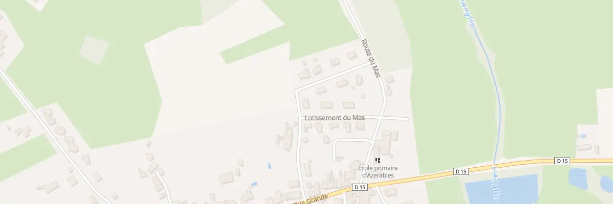 Plan du 7 Rte du Mas à Azerables