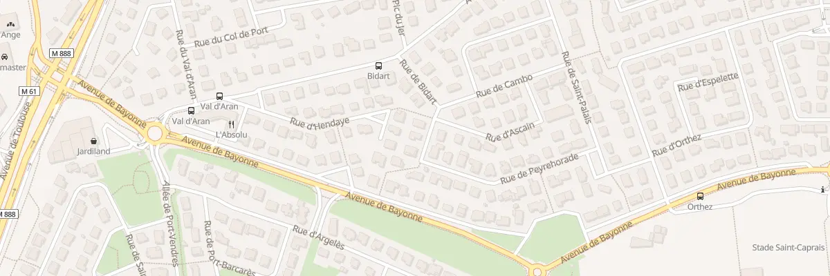 Plan du 4 Rue de Peyrehorade à L’Union