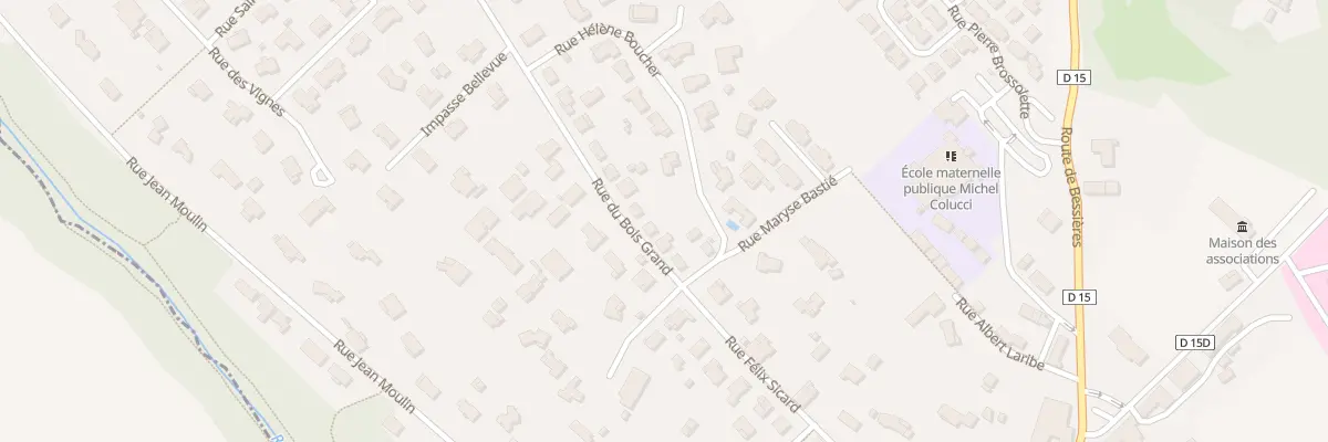 Plan du 6 Rue du Bois Grand à Montberon