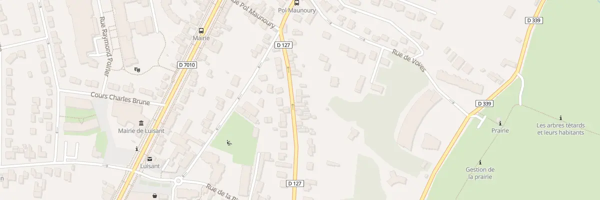 Plan du 25 Rue Pol Maunoury à Luisant