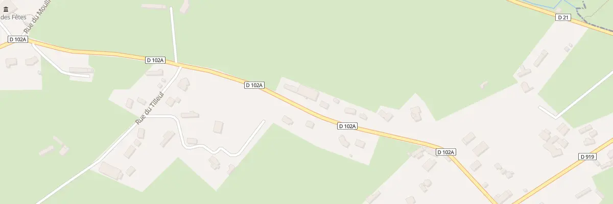 Plan du 413 Rue du Grand Quesnay à Mauquenchy