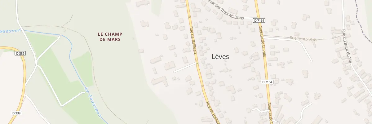 Plan du 37 Rue de Bailleau à Lèves