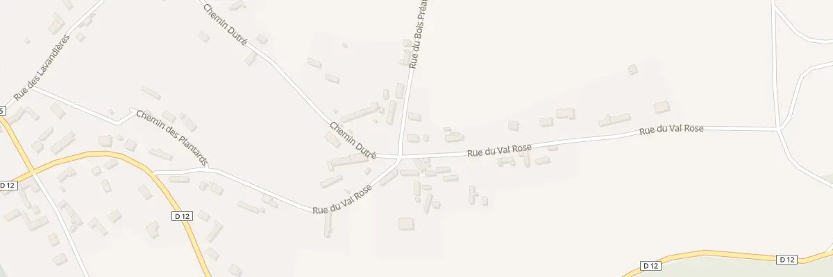 Plan du 8 Rue du Val Rose à Lisors