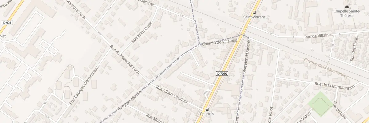 Plan du 23 Rue Jean Moulin à Luisant