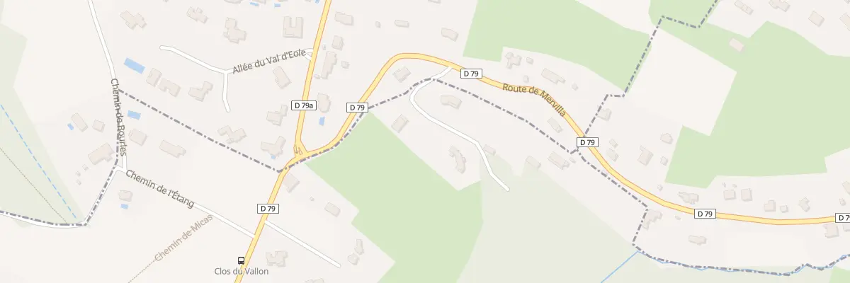 Plan du 24T Rte de Castanet à Mervilla