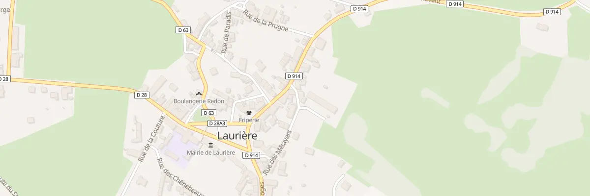 Plan du 21 Rue des Métayers à Laurière
