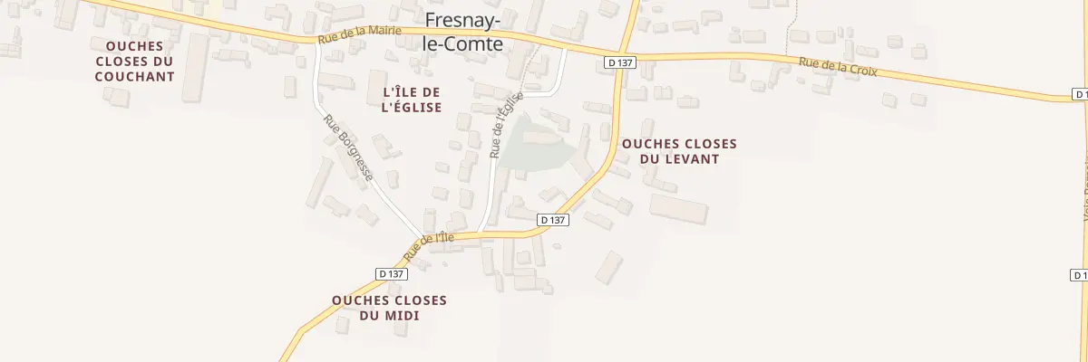 Plan du 4 Rue de l’Ile à Fresnay-le-Comte