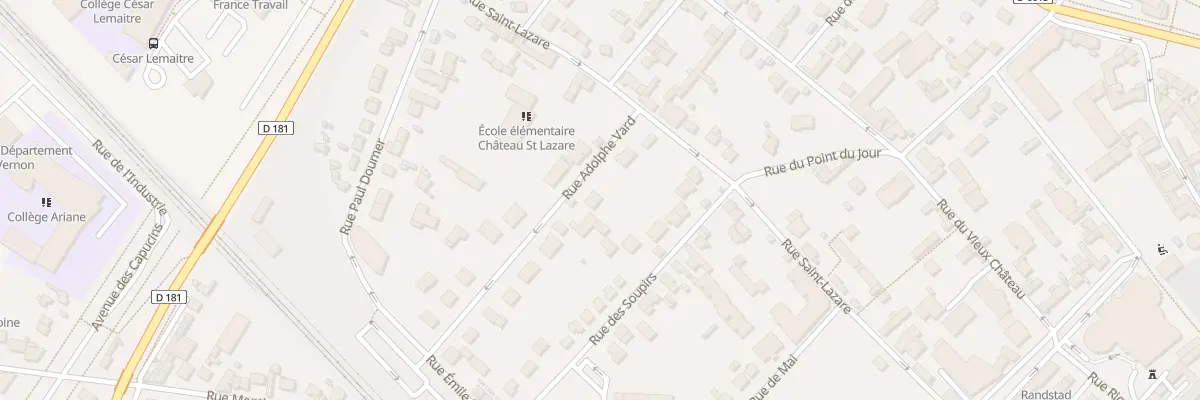 Plan du 5 Rue Adolphe - Vard à Vernon
