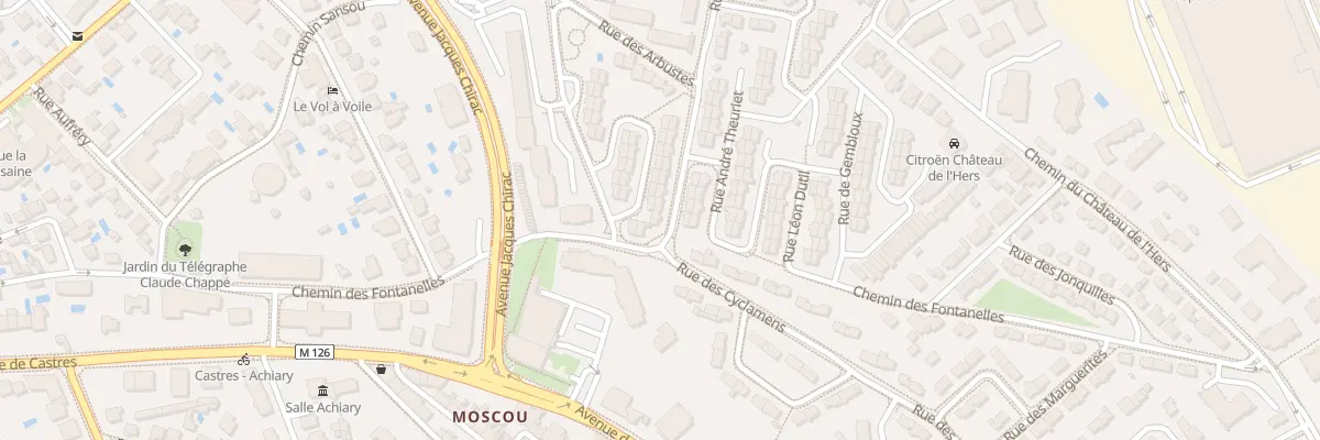 Plan du 44 Rue de l’Ayga à Toulouse