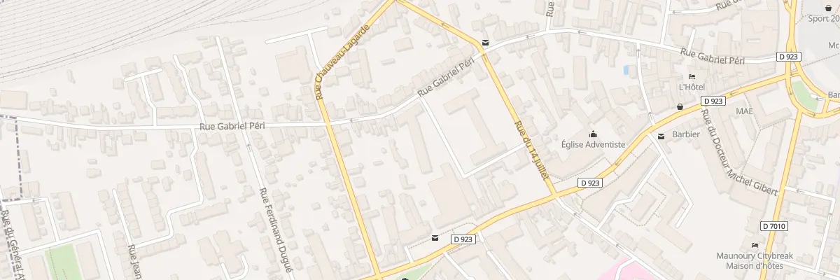 Plan du 55 Rue Gabriel Péri à Chartres