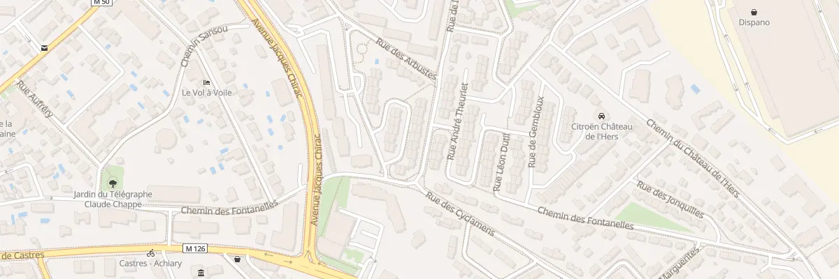 Plan du 38 Rue de l’Ayga à Toulouse