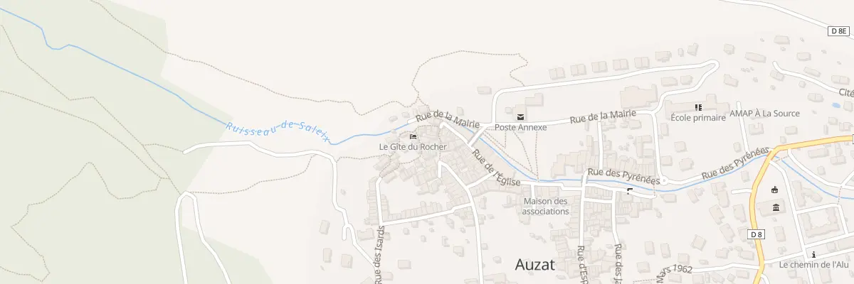 Plan du 684 Rue du Fort à Auzat
