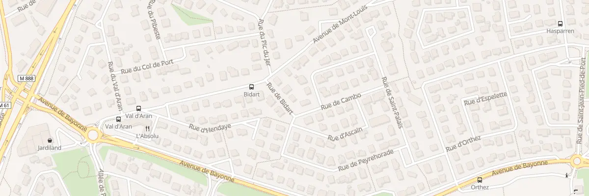 Plan du 5 Rue de Bidart à L’Union