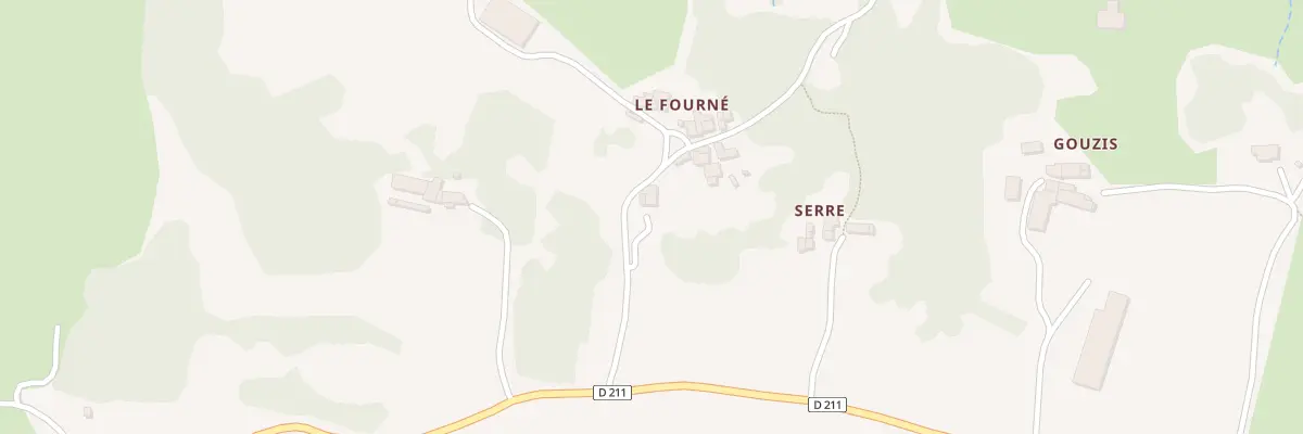 Plan du 5014 Fourne à La Bastide-de-Sérou