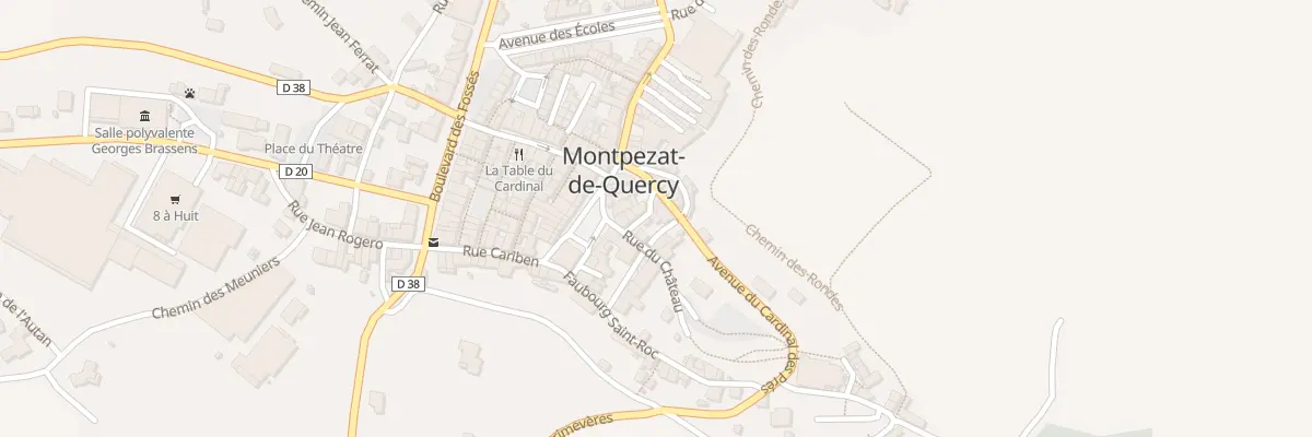 Plan du 2 Rue Sainte Barbe à Montpezat-de-Quercy