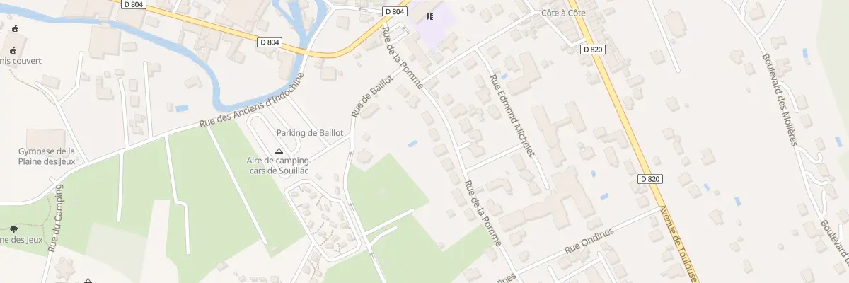 Plan du 6137A Rue de la Pomme à Souillac