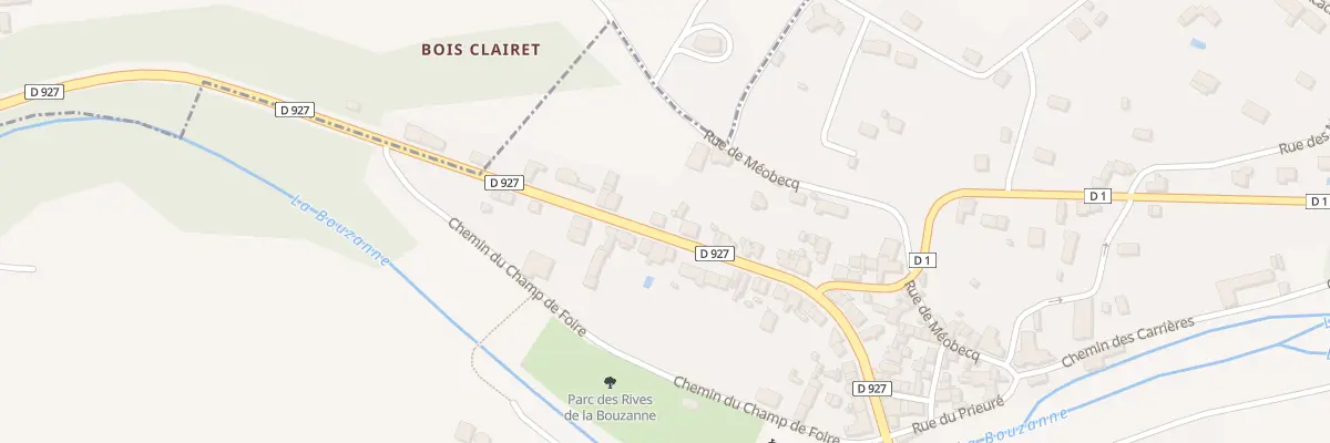 Plan du 9 Rue Nationale au Pont-Chrétien-Chabenet