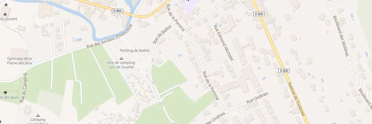 Plan du 6137 Rue de la Pomme à Souillac