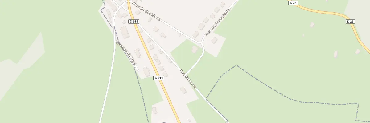 Plan du 13 Rue du Lavoir à Laurière