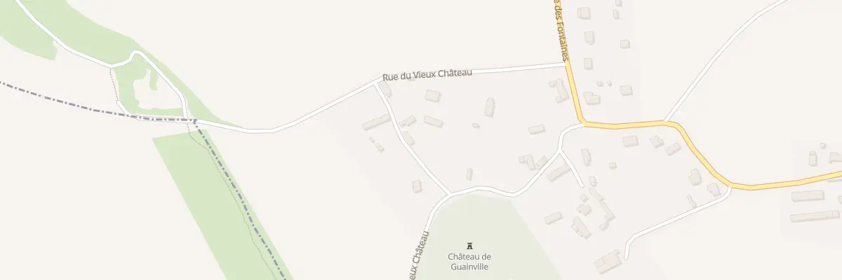 Plan du 356 Rue du Vieux Château à Guainville