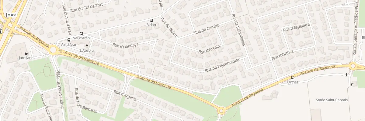 Plan du 5 Rue de Peyrehorade à L’Union