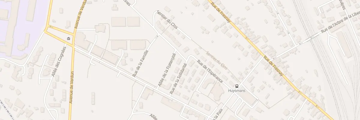 Plan du 2 Rue de la Solidarité à Chartres