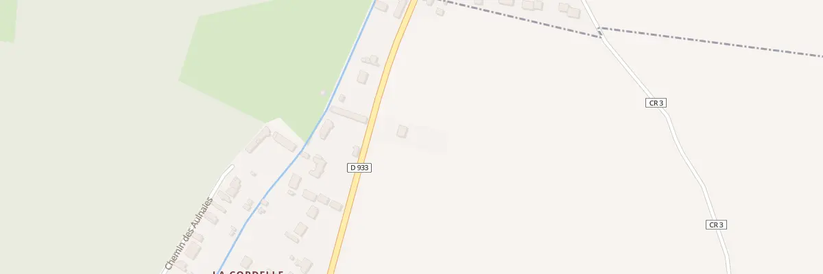Plan du 40B Rte de la Cordelle à Oulins
