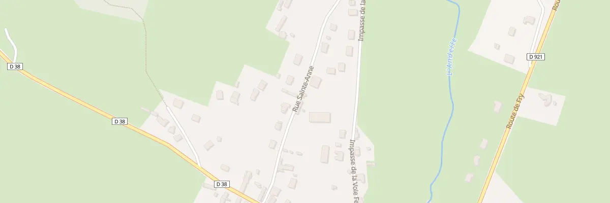 Plan du 176 Rue Sainte Anne à Nolléval