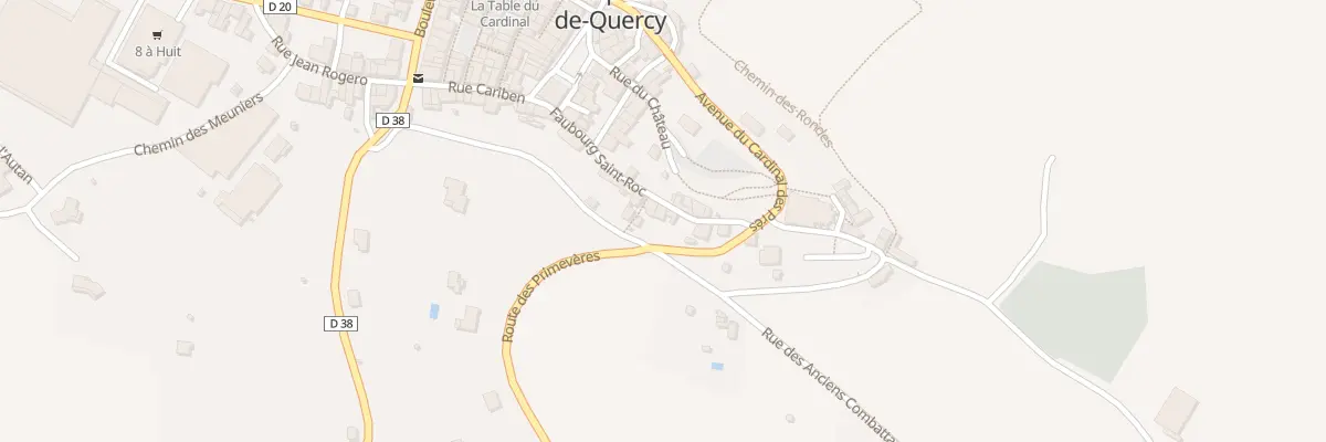 Plan du 12 Rue Faubourg Saint Roc à Montpezat-de-Quercy