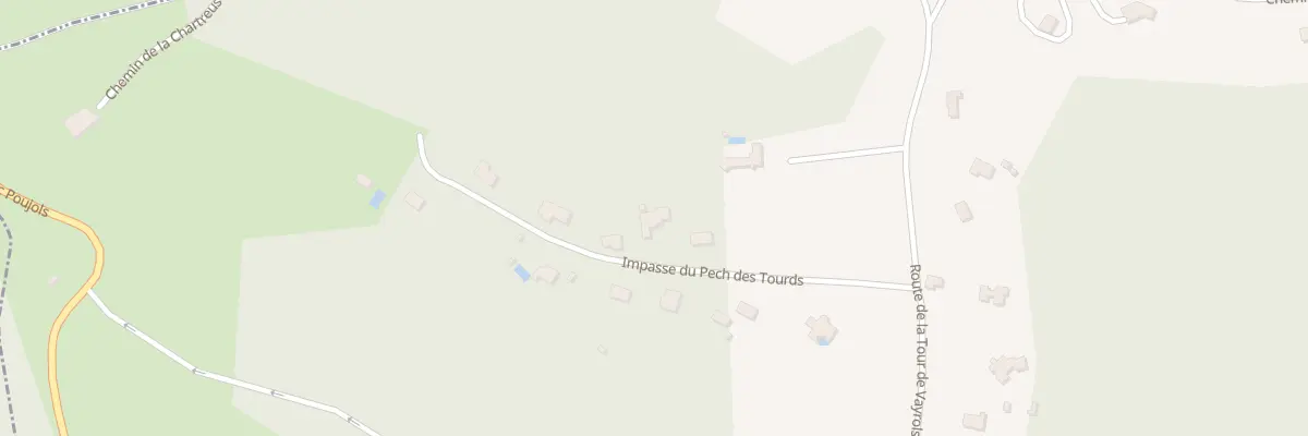 Plan du 200 Imp du Pech des Tourds à Flaujac-Poujols