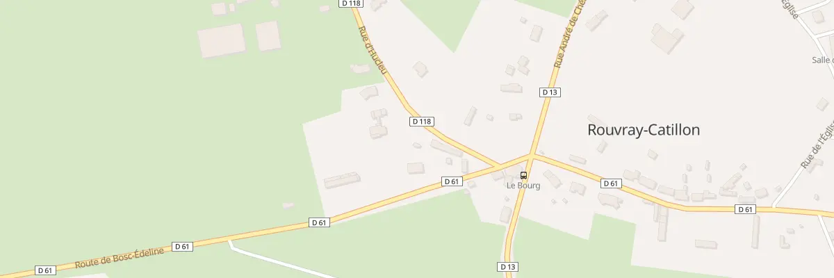 Plan du 77 Rue d’Hucleu à Rouvray-Catillon