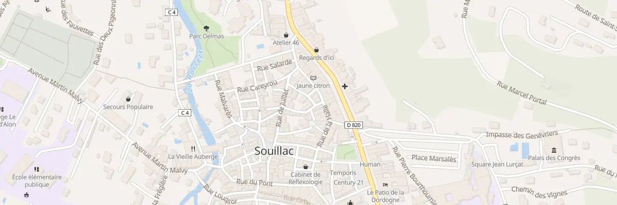 Plan du 5893 Rue Bénétou à Souillac