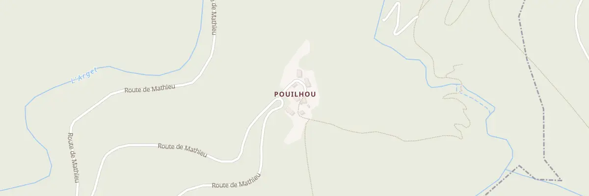 Plan du 61 Pouilhou à Burret