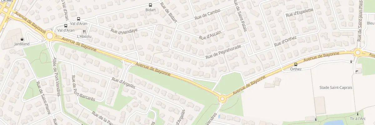Plan du 16 Rue de Peyrehorade à L’Union