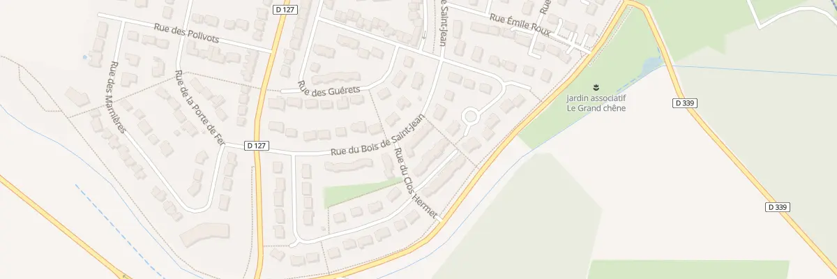 Plan du 22 Rue du Bois de Saint Jean à Barjouville