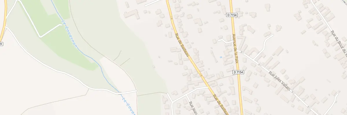 Plan du 23 Rue de Bailleau à Lèves