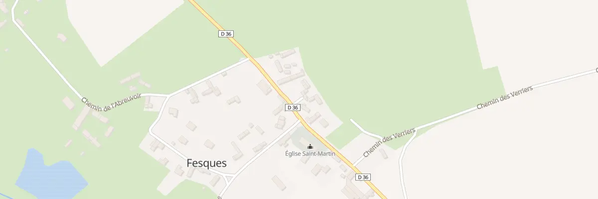 Plan du 5051 Le Village à Fesques