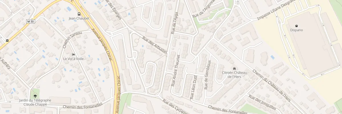 Plan du 25 Rue de l’Ayga à Toulouse