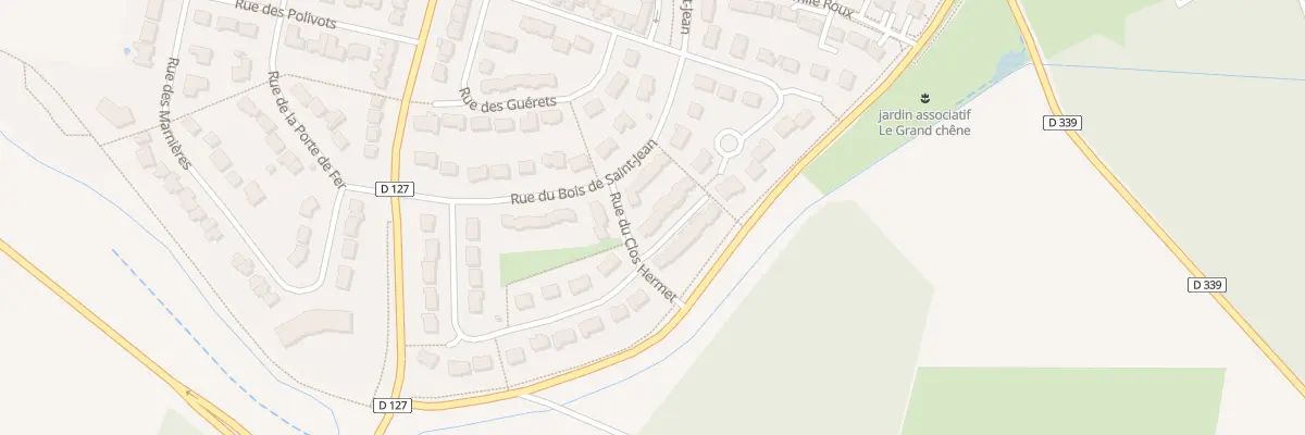 Plan du 6 Rue du Clos Hermet à Barjouville