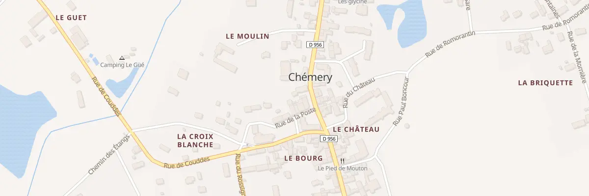 Plan du 82 Rue Nationale à Chémery